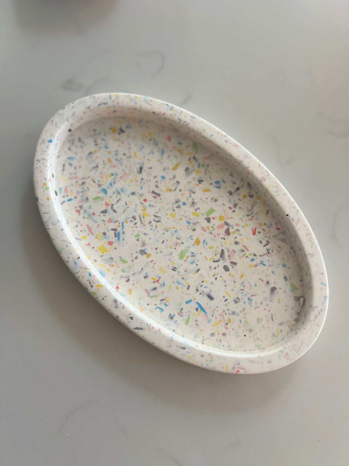 Large Oval Tray - Terrazzo