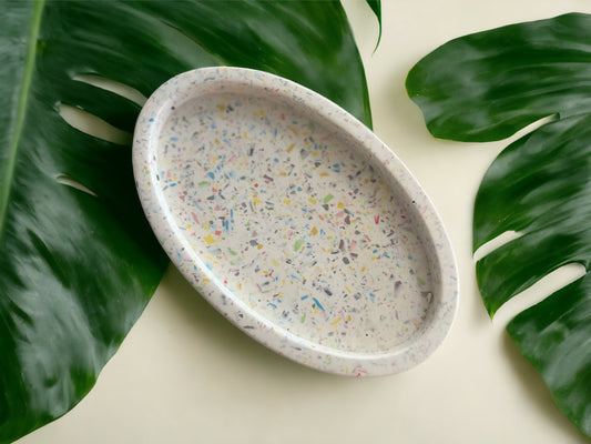 Large Oval Tray - Terrazzo