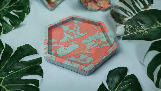 Hexagon coasters - Splash