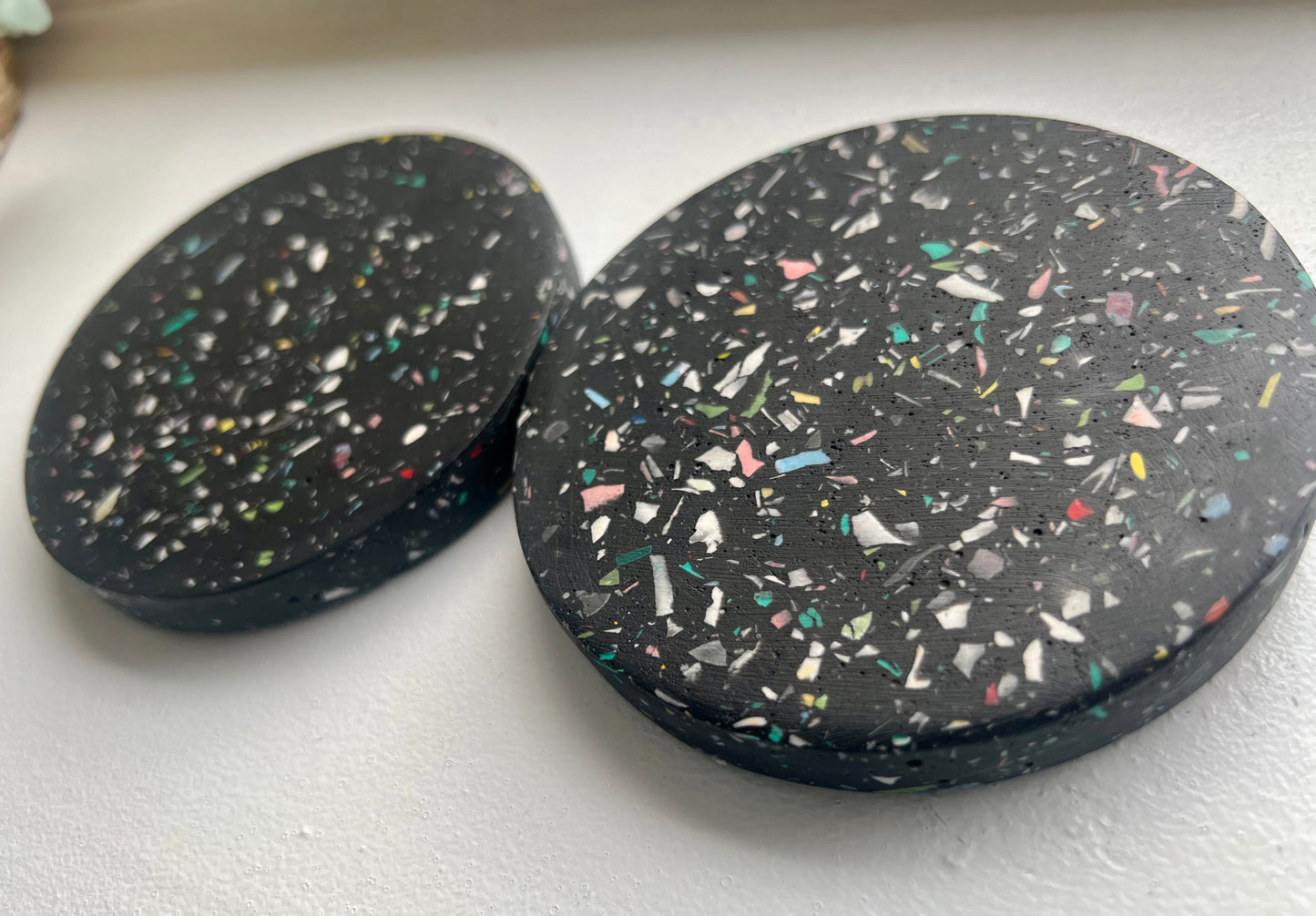 Deep Circle Coasters - Terrazzo